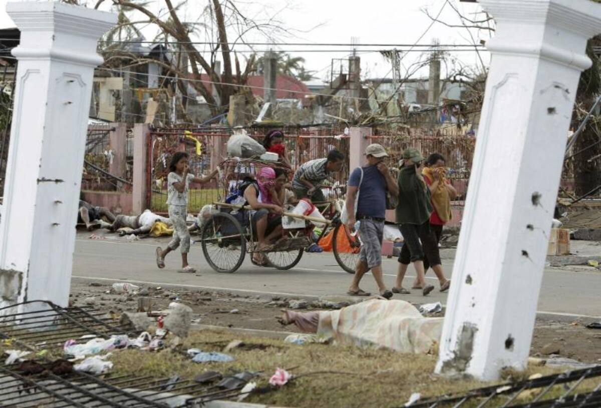 Aspectos de las zonas devastadas por el tifón que durante el fin de semana azotó a Filipinas, hecho que movió a la comunidad internacional a enviar ayuda a millones de afectados.