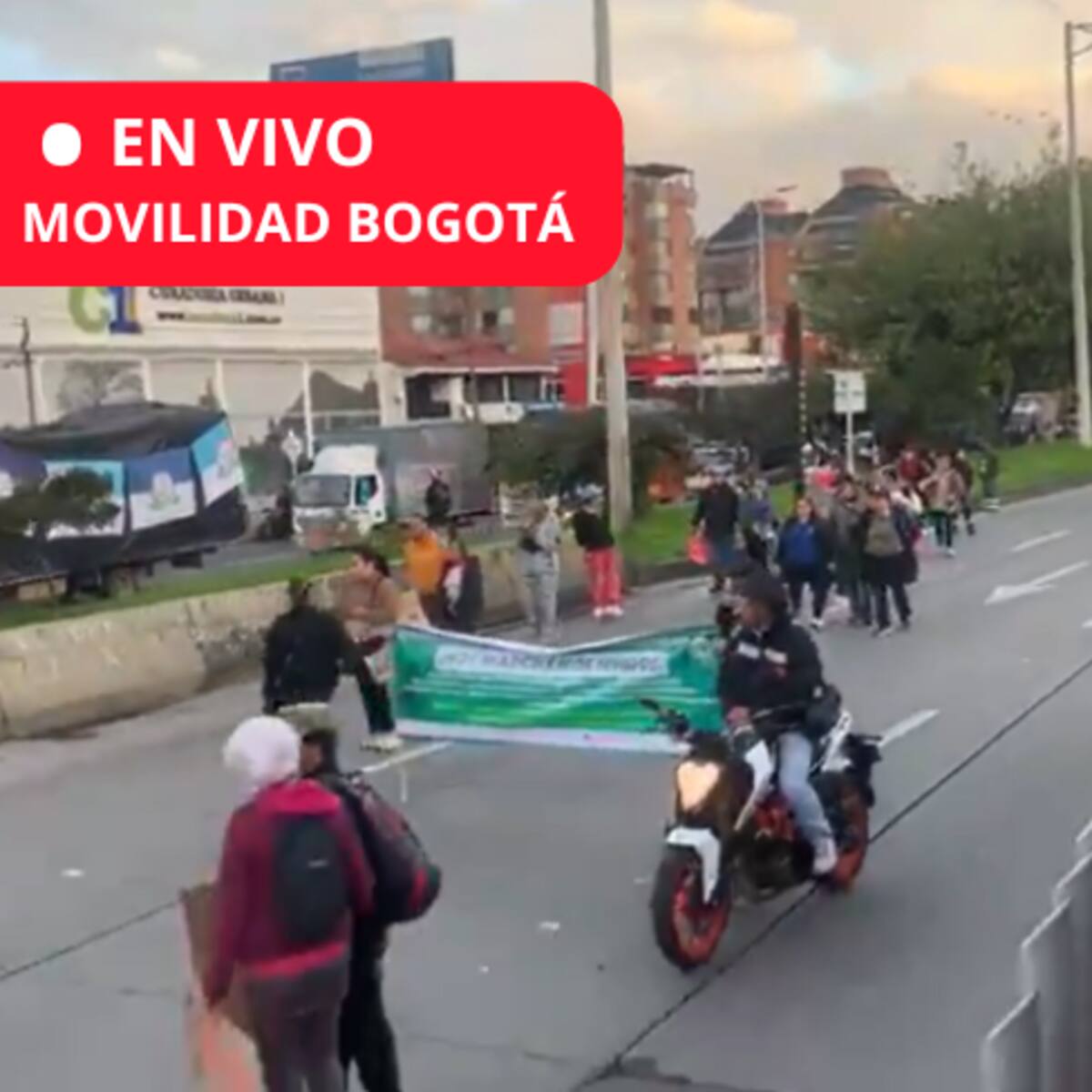 🔴EN VIVO | Movilidad en Bogotá HOY 22 de diciembre: Caos en Autopista Norte por manifestaciones
