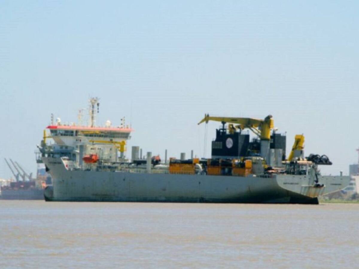 Finalizó la segunda etapa de dragado en Bocas de Ceniza