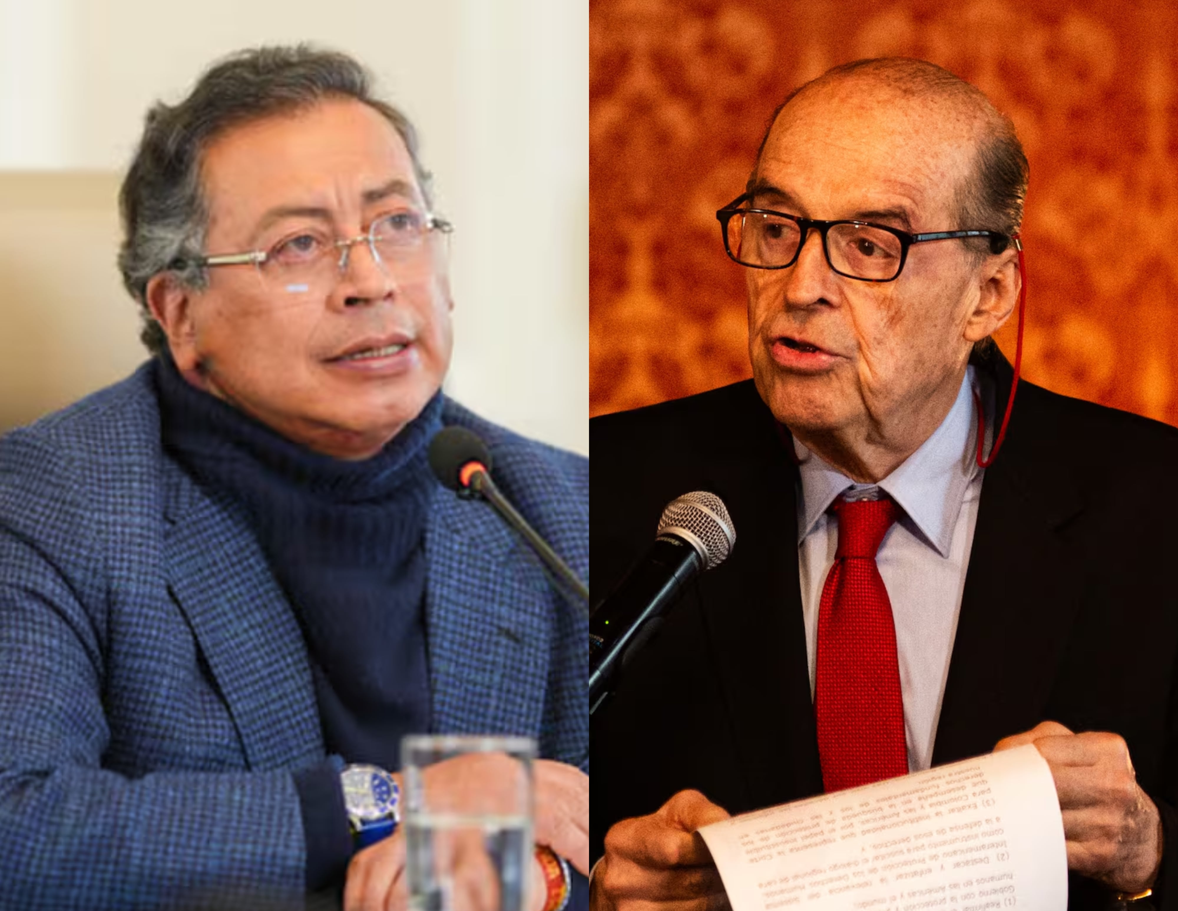 Gustavo Petro y Álvaro Leyva | Fotos: Colprensa