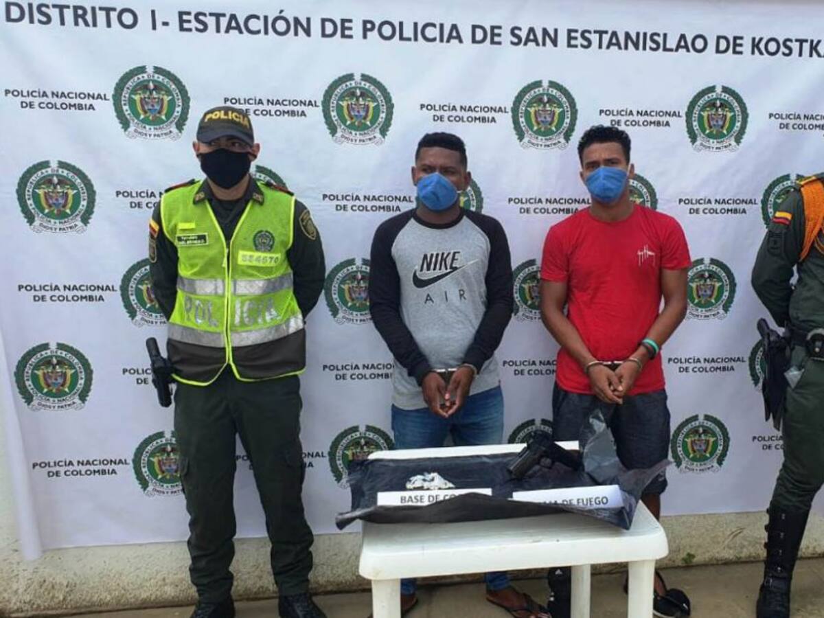 Policía frustra presunto hurto en el municipio San Estanislao en Bolívar