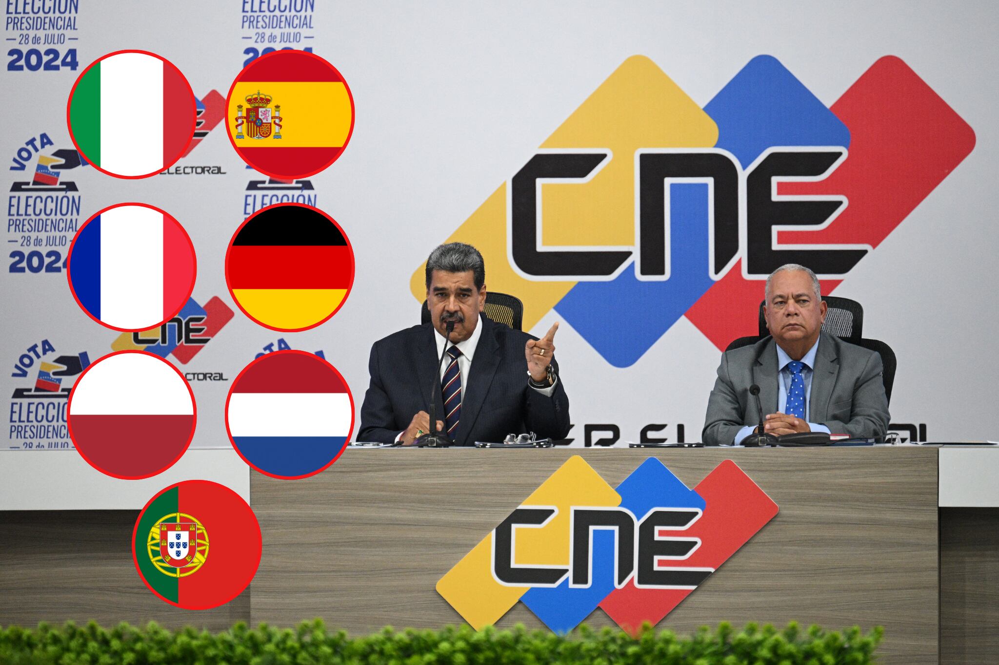 Siete países de la Unión Europea le piden a Venezuela a publicar todas las actas electorales.