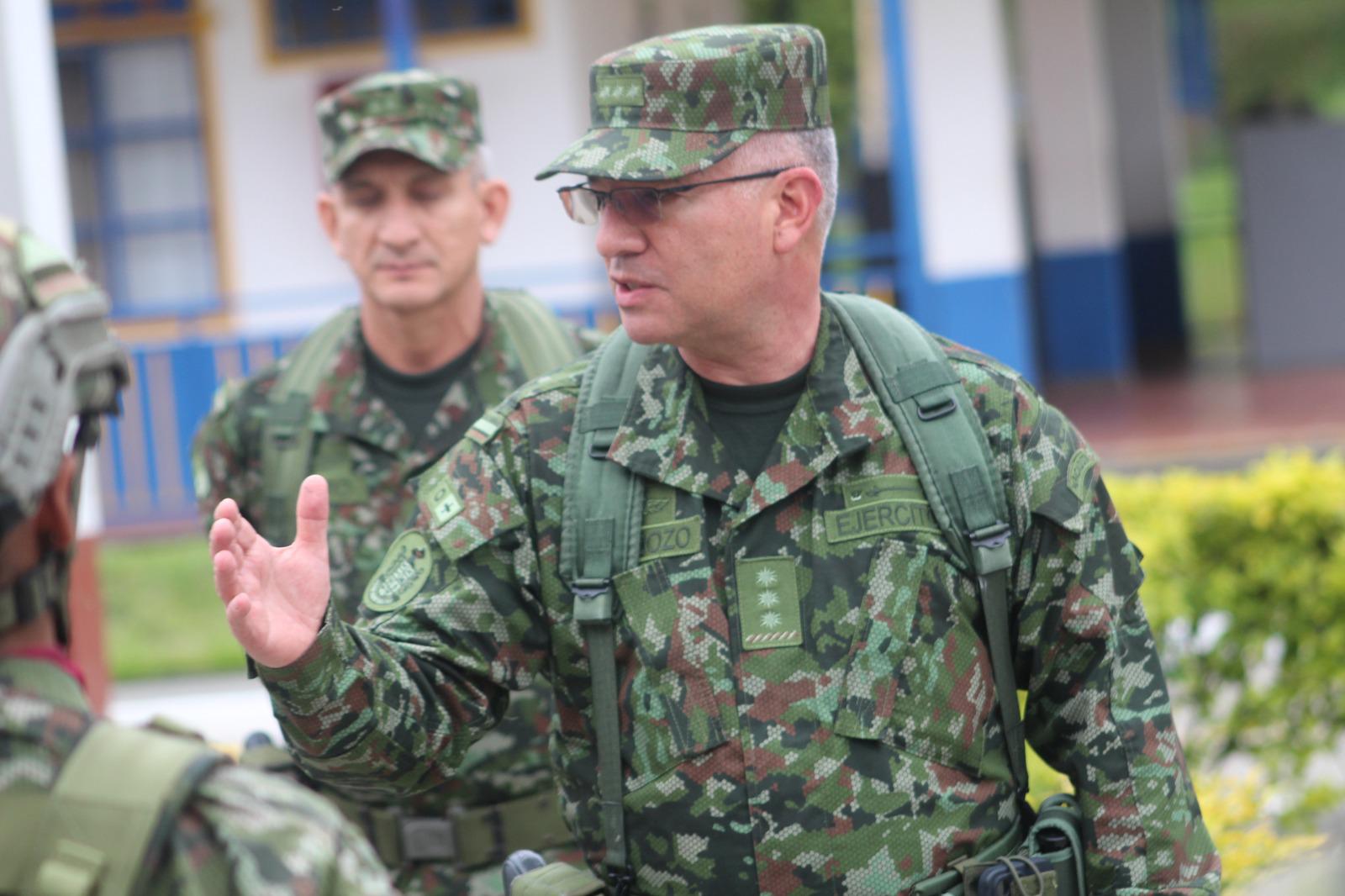 General Luis Emilio Cardozo, comandante del Ejército. Foto Cortesía