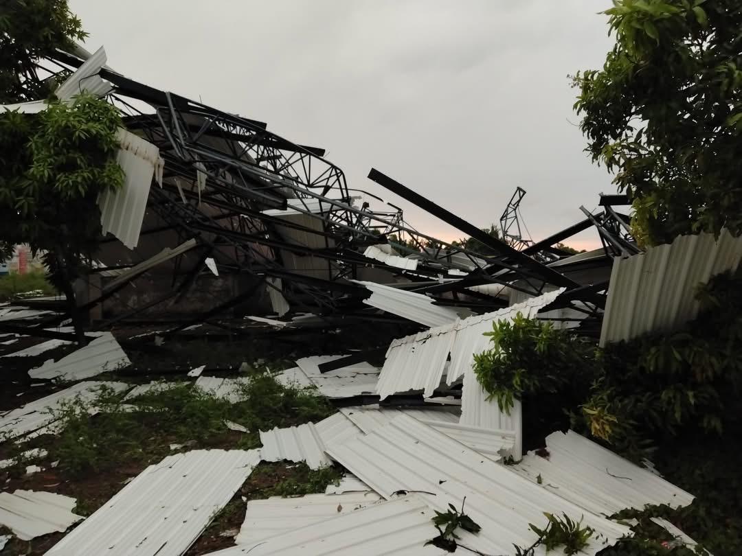 Afectaciones en viviendas por las lluvias y fuertes vientos registrados en municipios del Magdalena. Foto: Gobernación / Tenerife Noticias