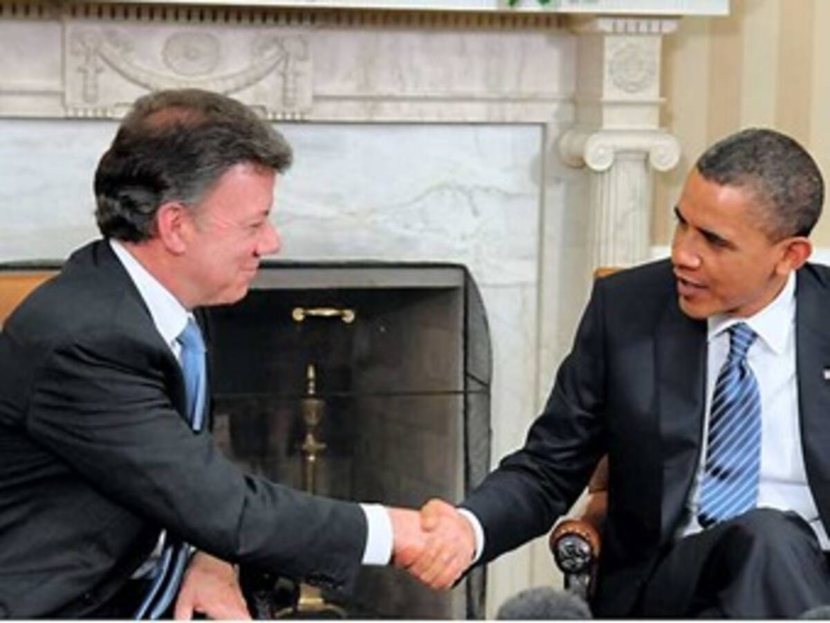 Presidente Santos llegó a Estados Unidos para encuentro con Obama