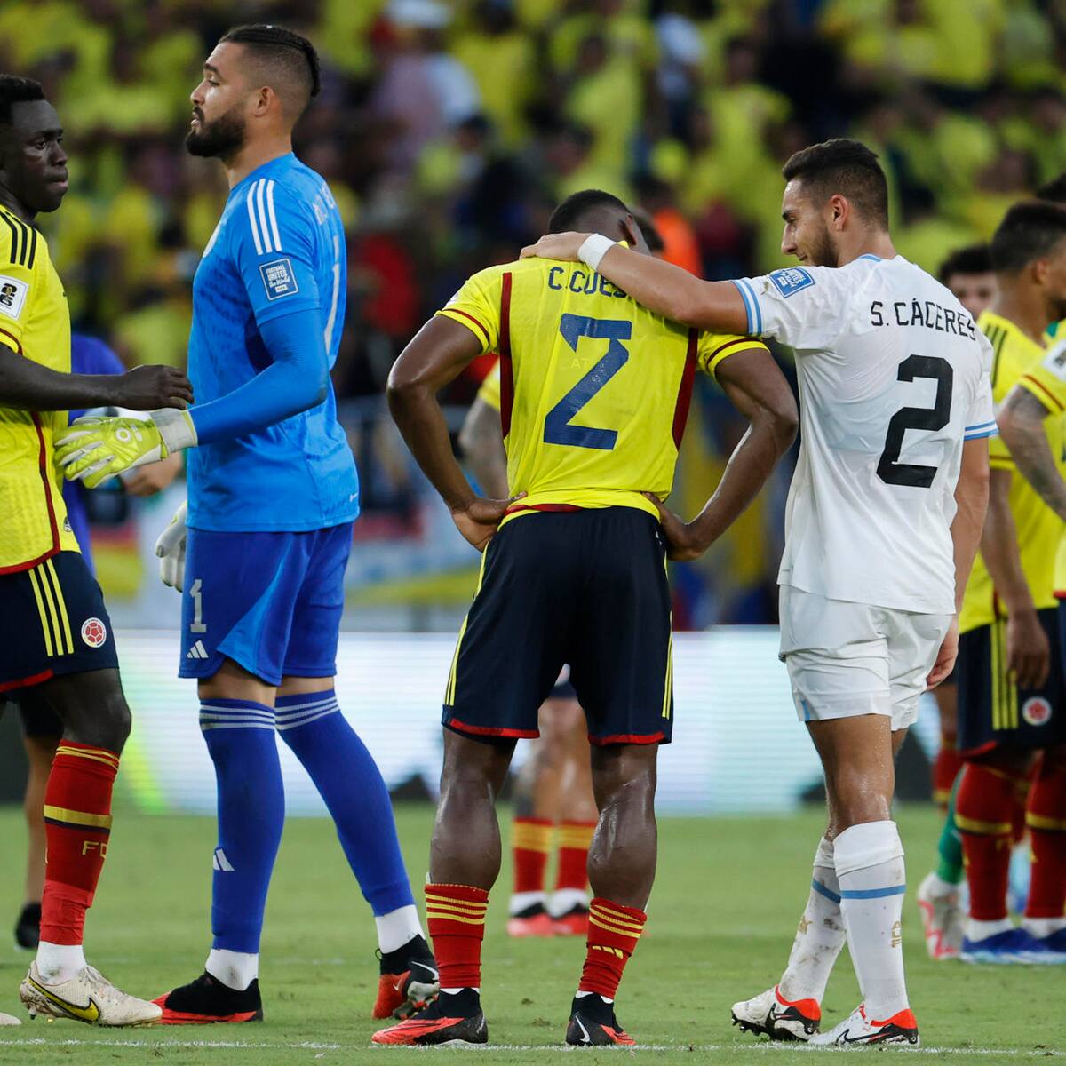 Mejores fotos del partido entre Colombia y Uruguay por eliminatorias
