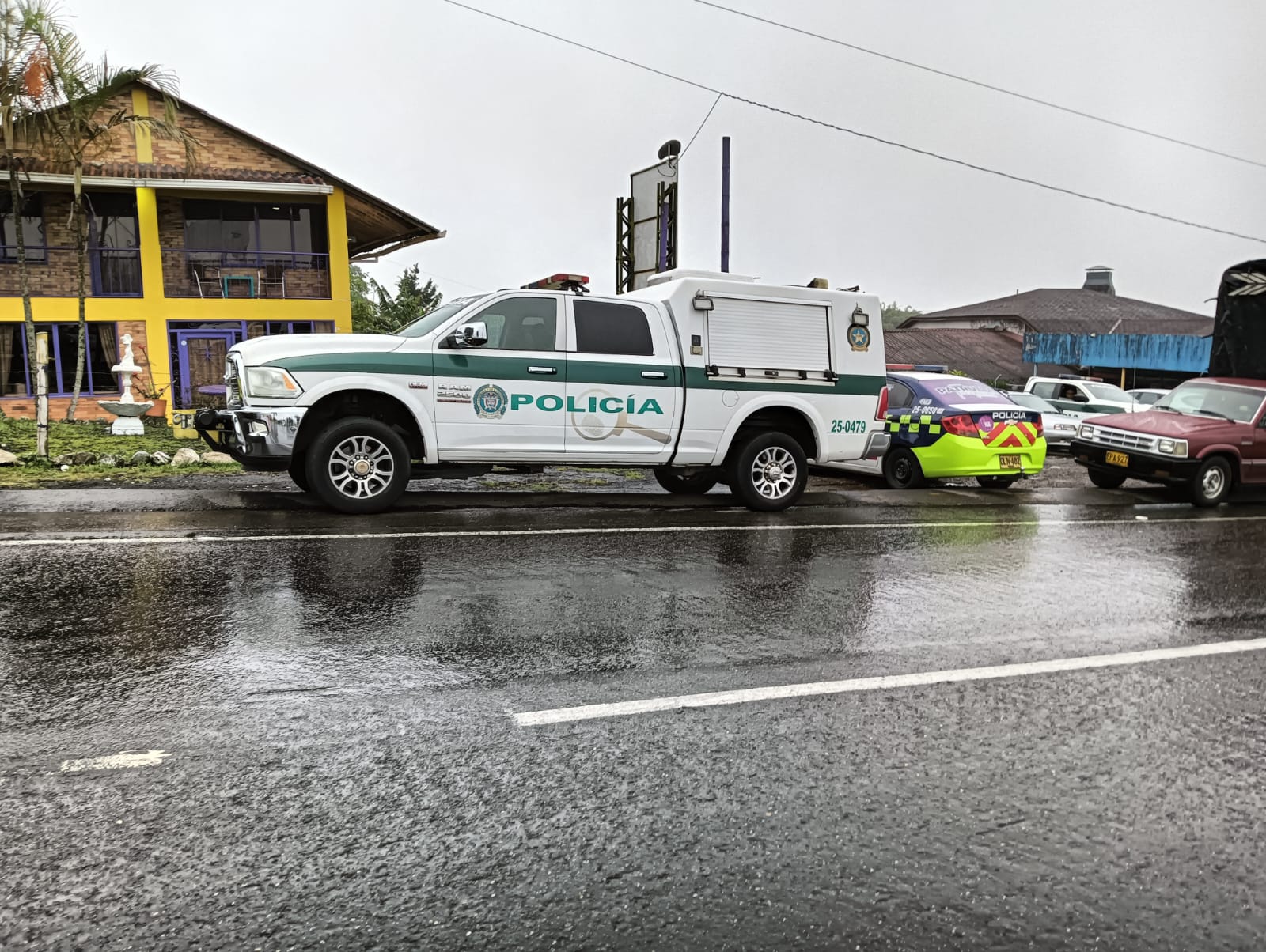 Foto referencia unidad móvil de criminalística de la Policía, Quindío. Foto: Adrián Trejos