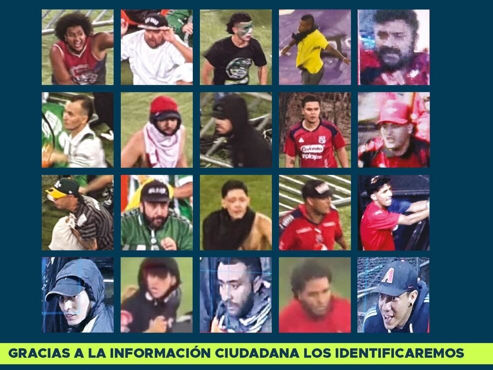 Alrededor de 40 personas fueron difundidas a través de tres carteles. Foto: Alcaldía de Medellín.