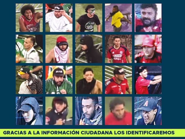 Alrededor de 40 personas fueron difundidas a través de tres carteles. Foto: Alcaldía de Medellín.