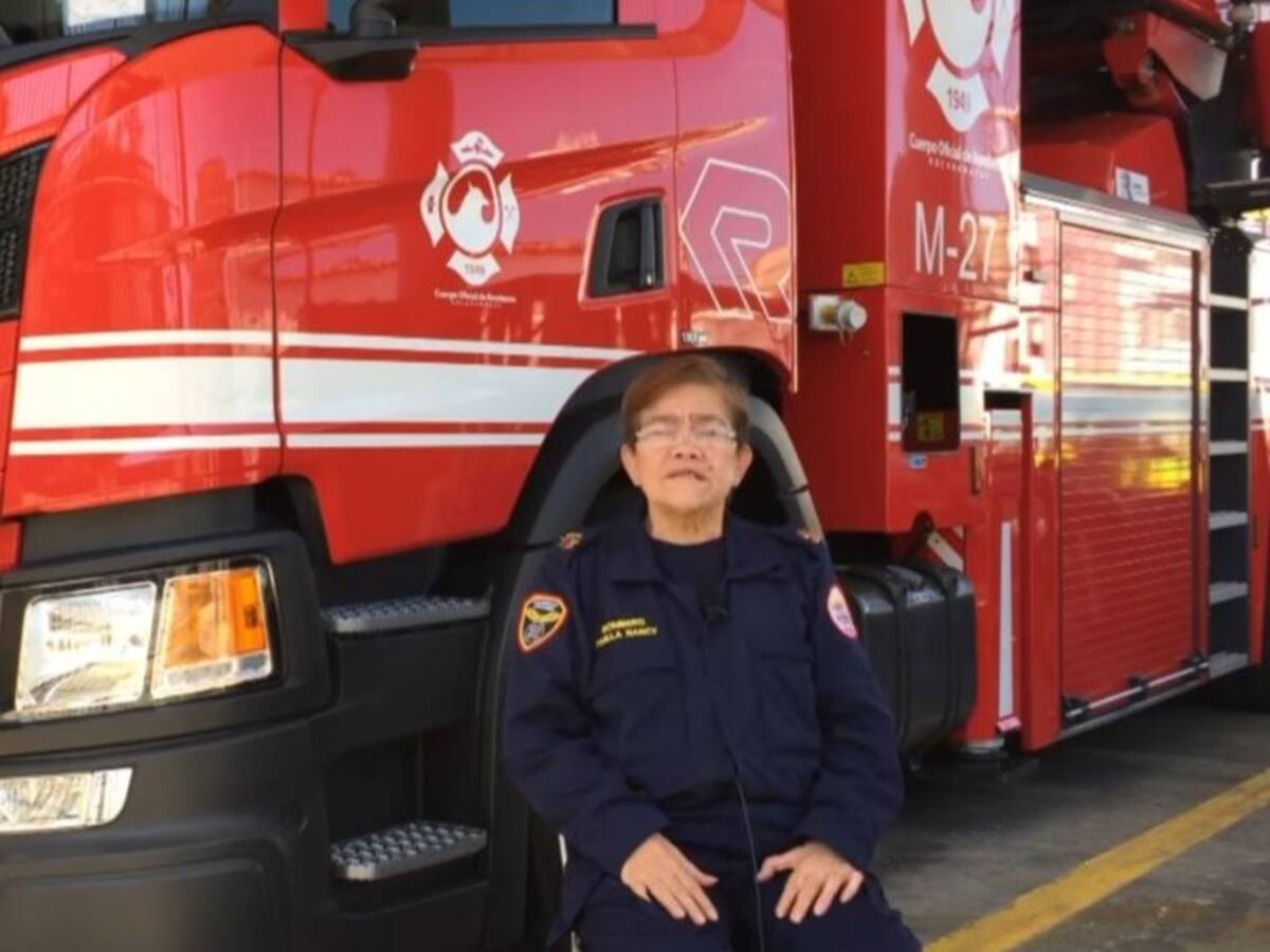 ¿Quién era Nancy Pinilla, la primera mujer Bombero en Bucaramanga?