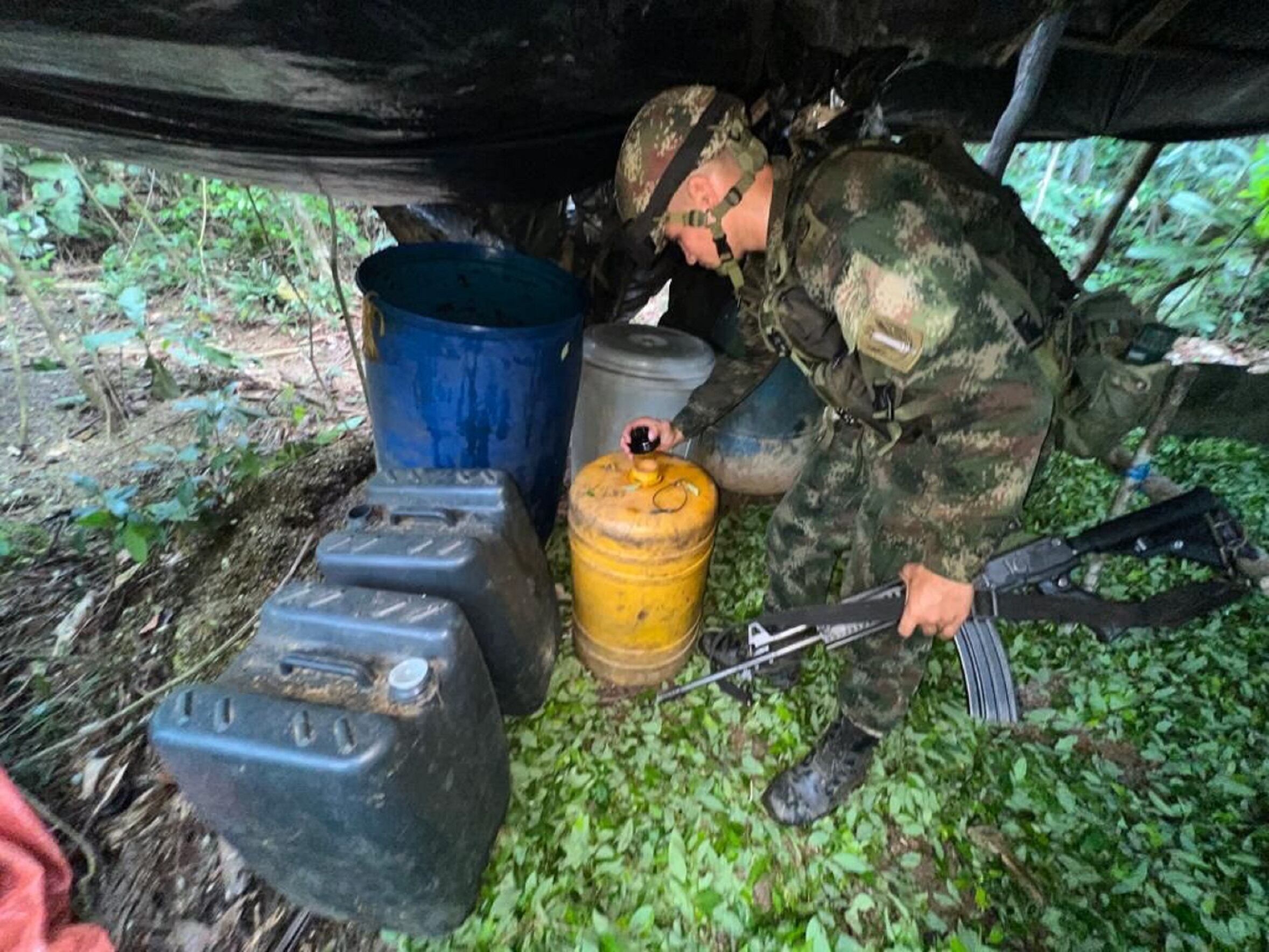 Operación antinarcóticos en zona rural de Cúcuta / Foto: Ejército Nacional