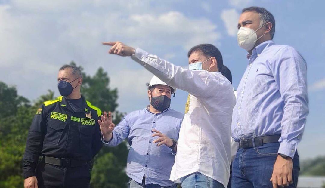 Autoridades en La Concordia