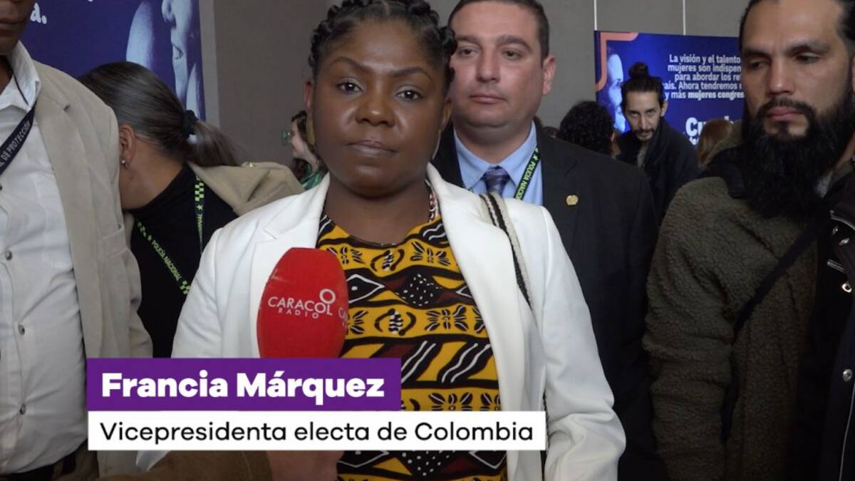 Francia Márquez promete liderar la igualdad de género