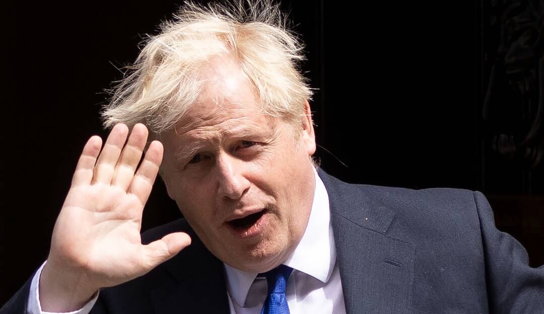 El primer ministro Boris Johnson se dirige al Parlamento. Foto: Getty
