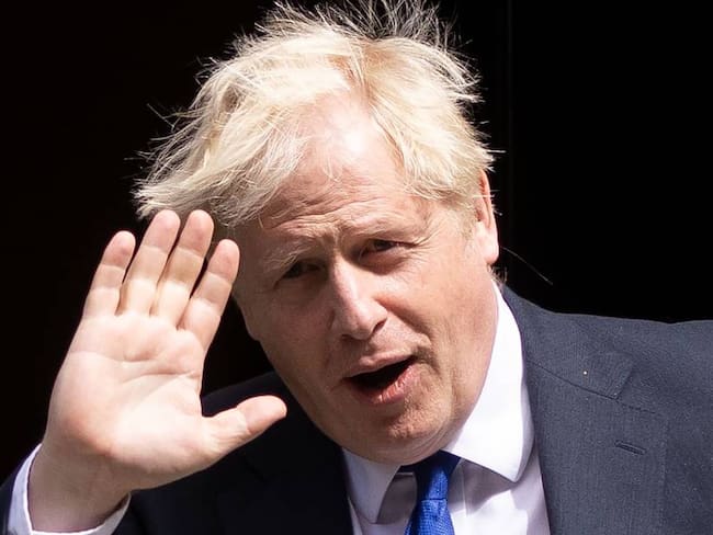 El primer ministro Boris Johnson se dirige al Parlamento. Foto: Getty