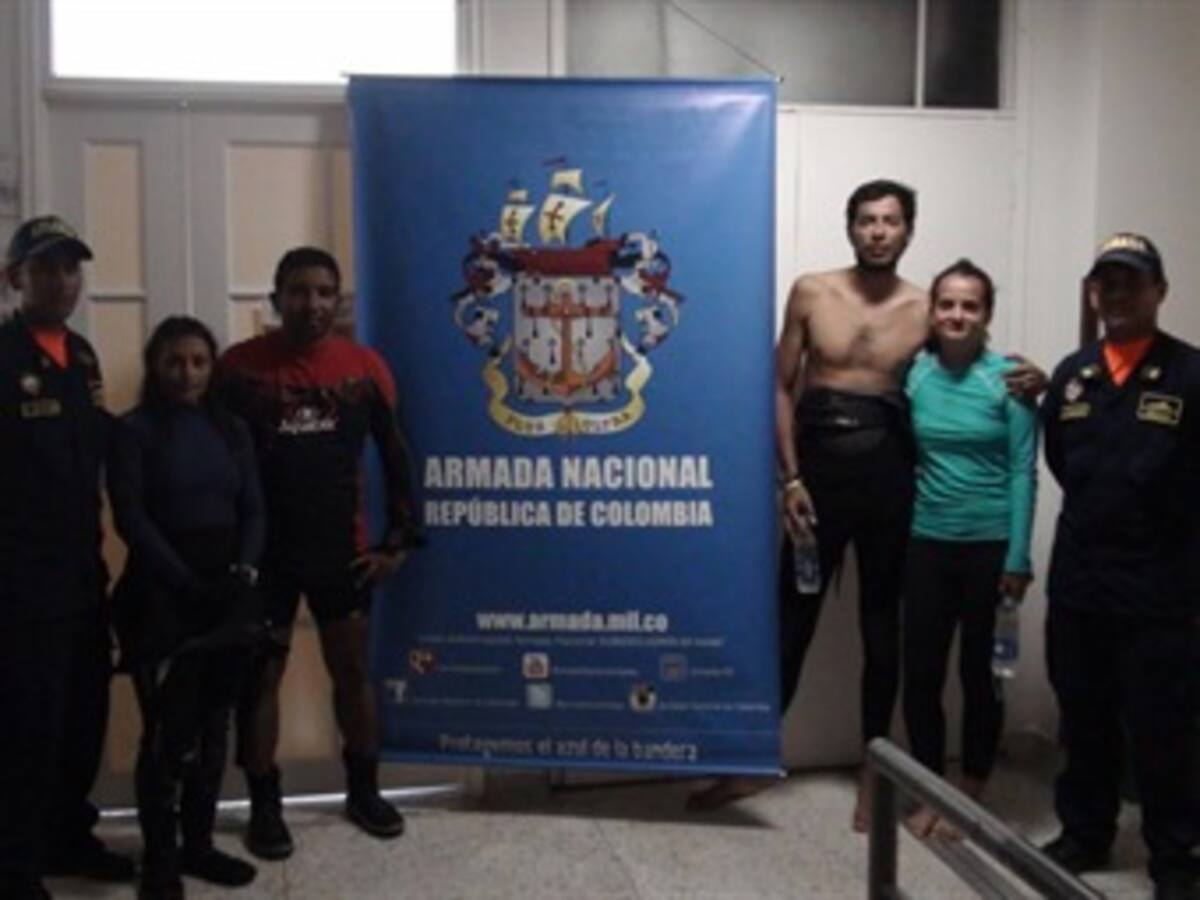 Armada Nacional rescato a cuatro buzos a la deriva en cercanías a Cartagena