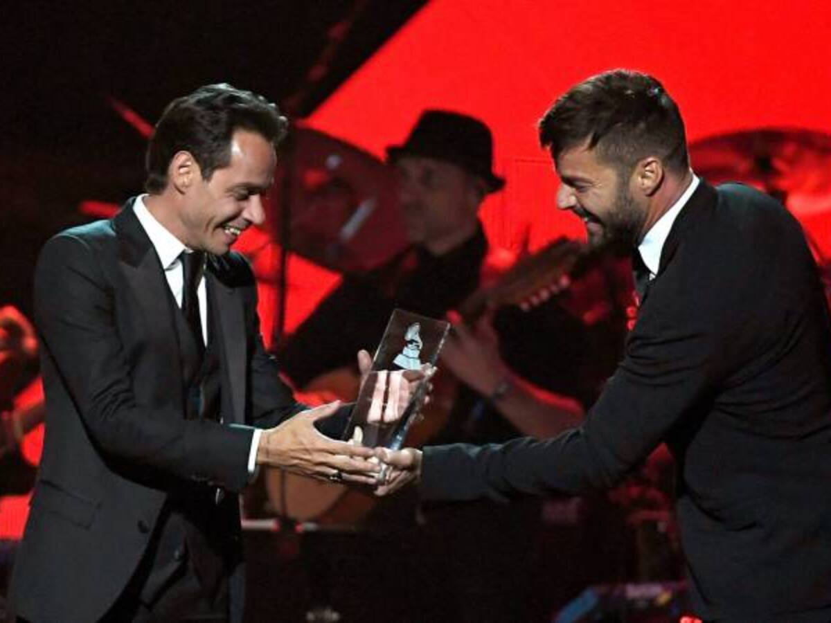 Marc Anthony emocionado al ser reconocido como Persona del Año