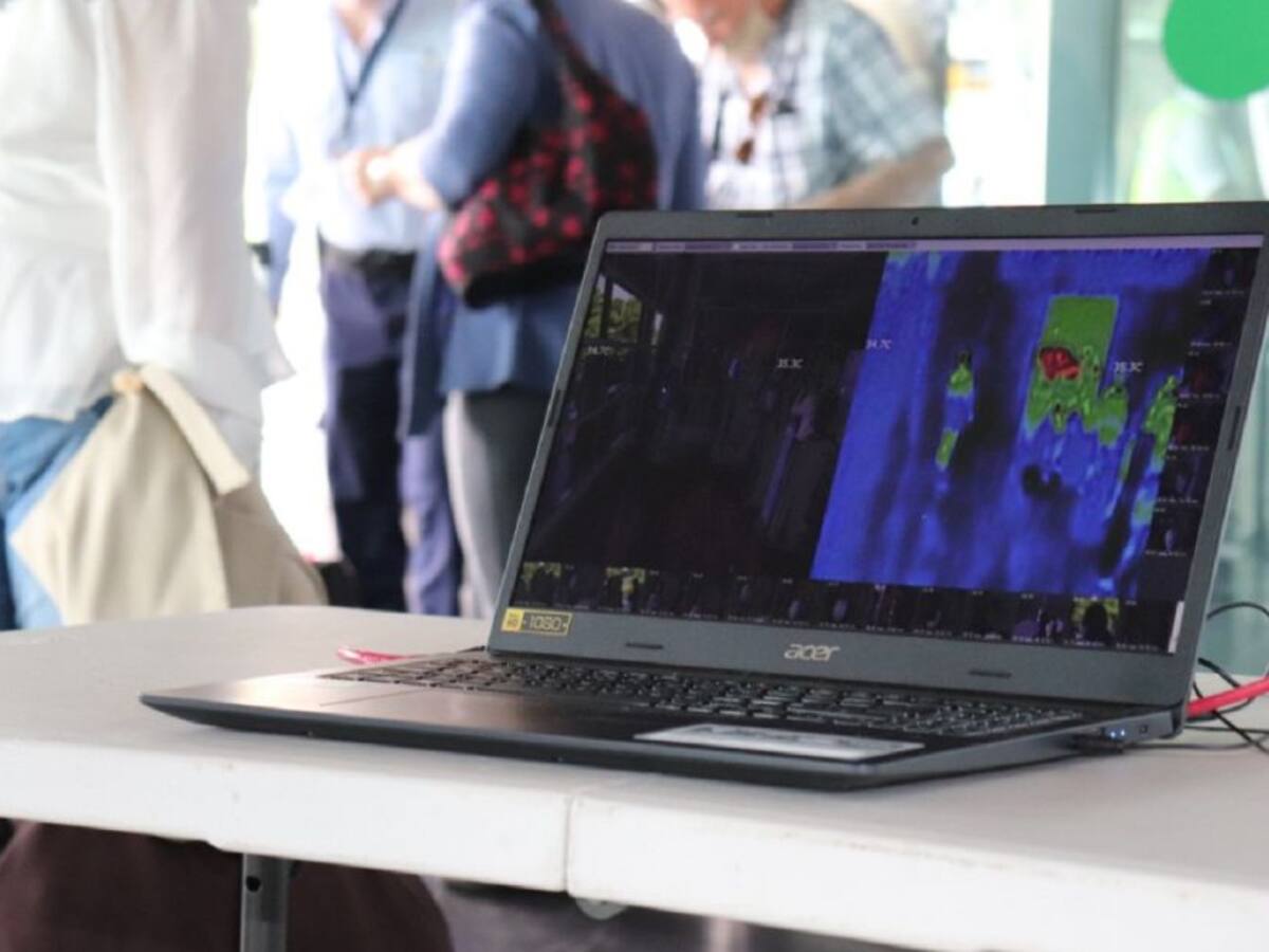 Aeropuerto de Cartagena instala cámaras para el control de temperatura