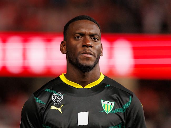 Brayan Medina jugador de Tondela ante Benfica por la Primeira Liga / Getty Images