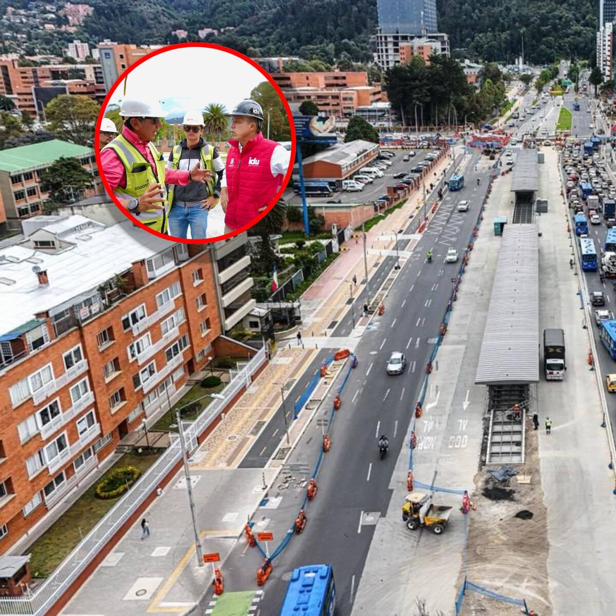 ¿En cuánto porcentaje de avance están las obras de TransMilenio por la Avenida 68? IDU respondió