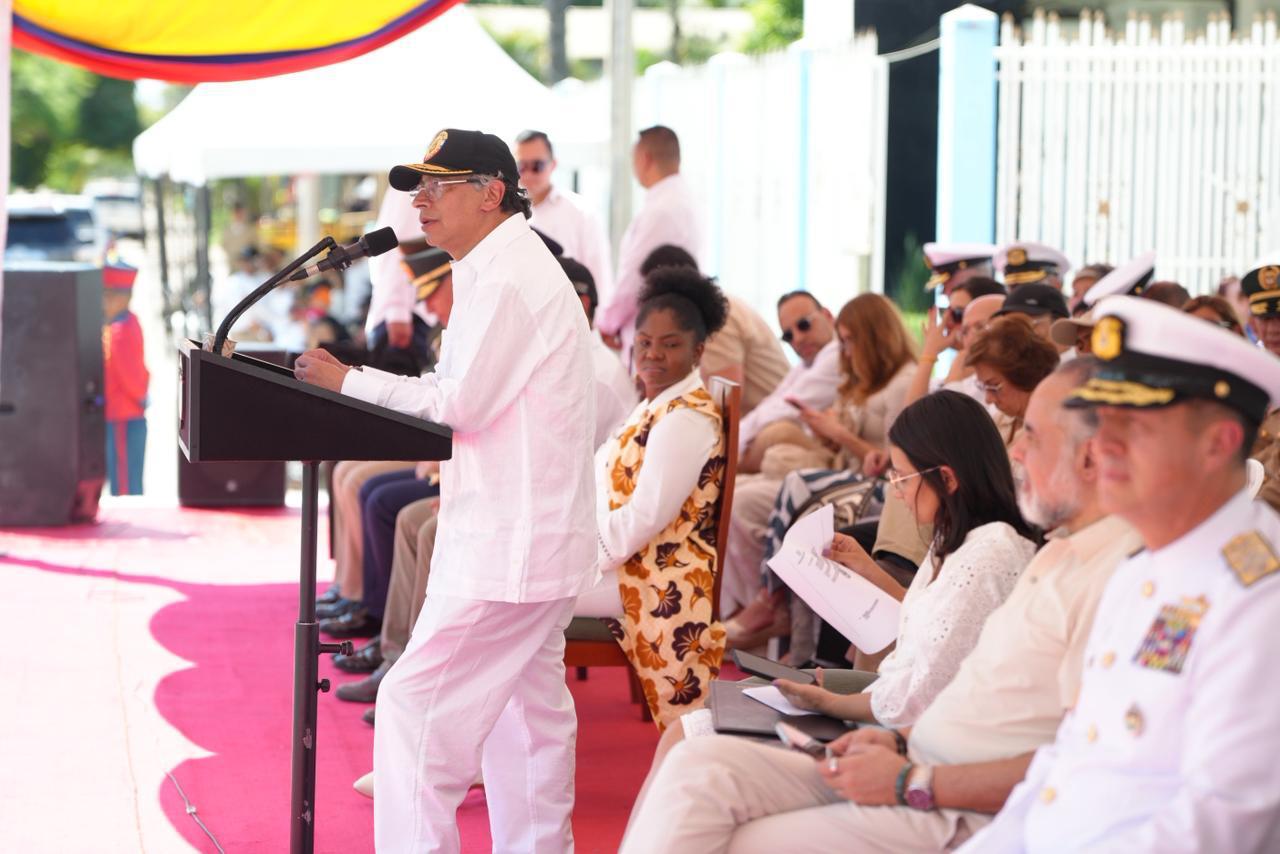 Presidente Gustavo Petro, desde Leticia, Amazonas. Foto Presidencia