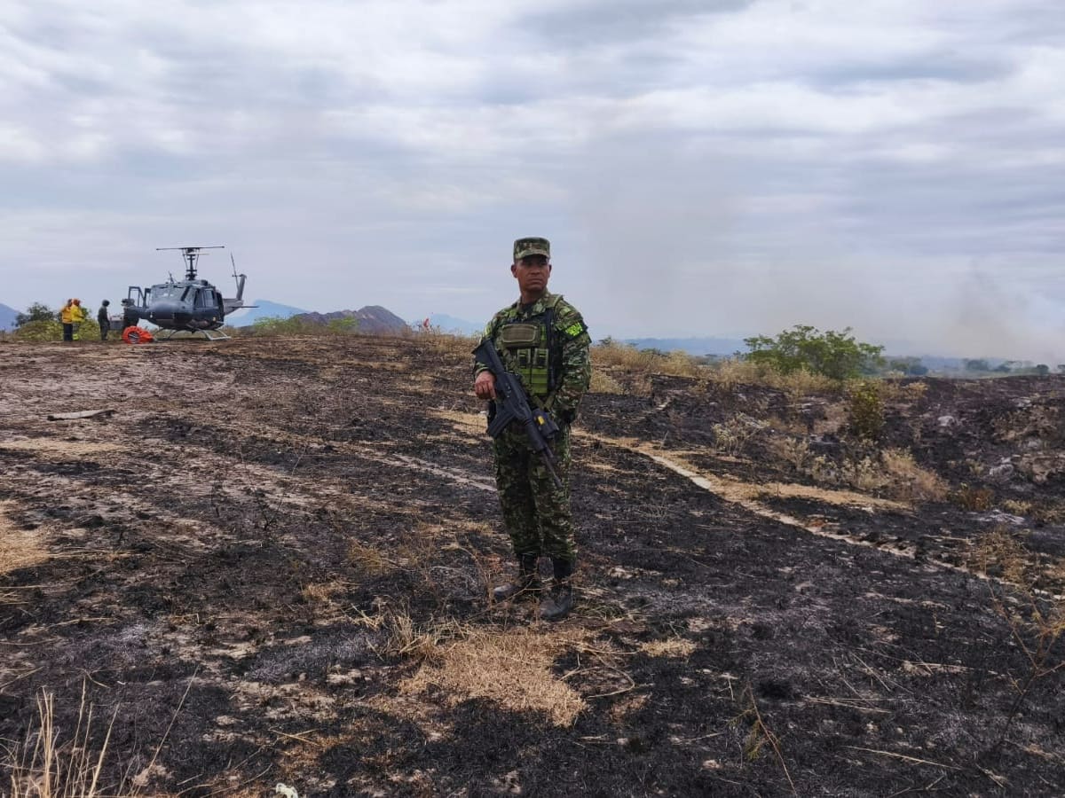 Instalan Puesto de Mando Unificado en el Tolima por 26 incendios forestales activos