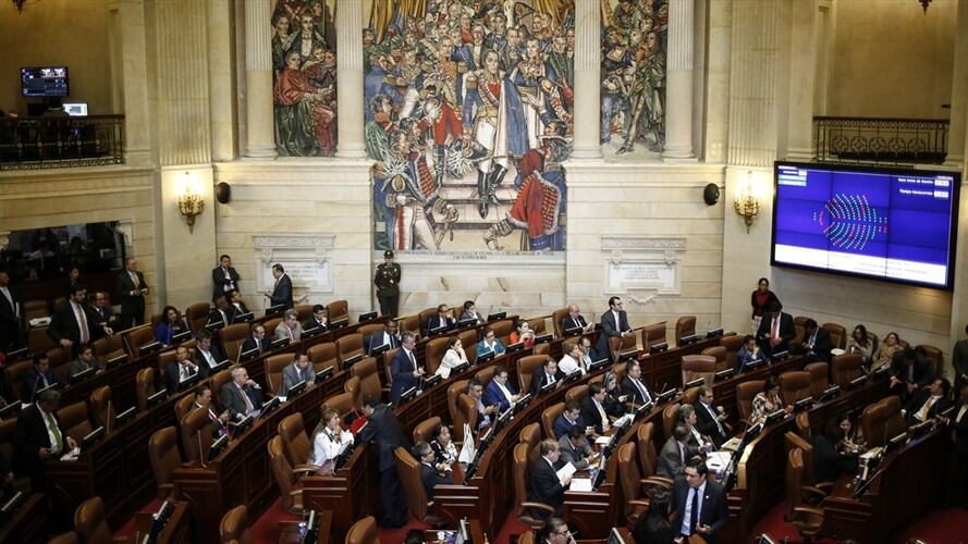 Plenaria de Cámara de Representantes. Foto: Colprensa.