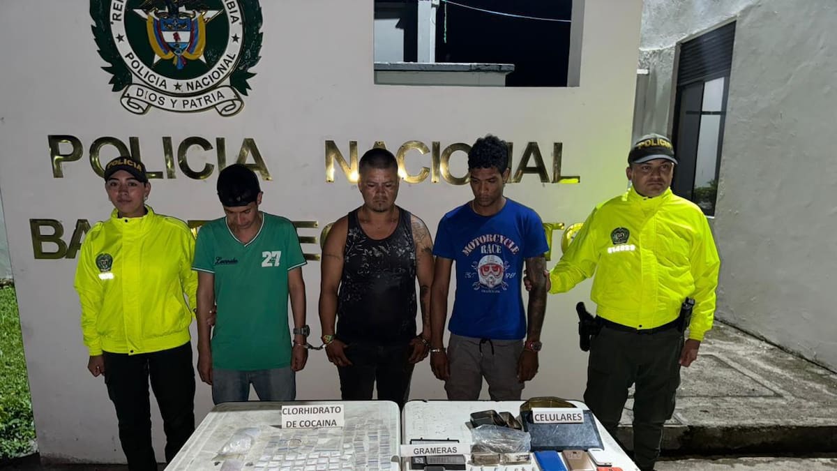 Por el delito de tráfico de estupefaciente, fueron capturados 6 personas en Putumayo