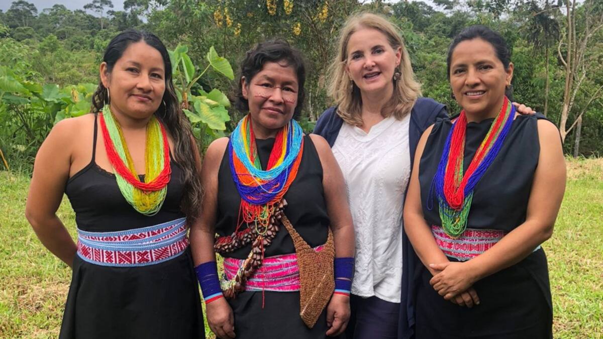Adriana Giraldo visitó el departamento de Putumayo