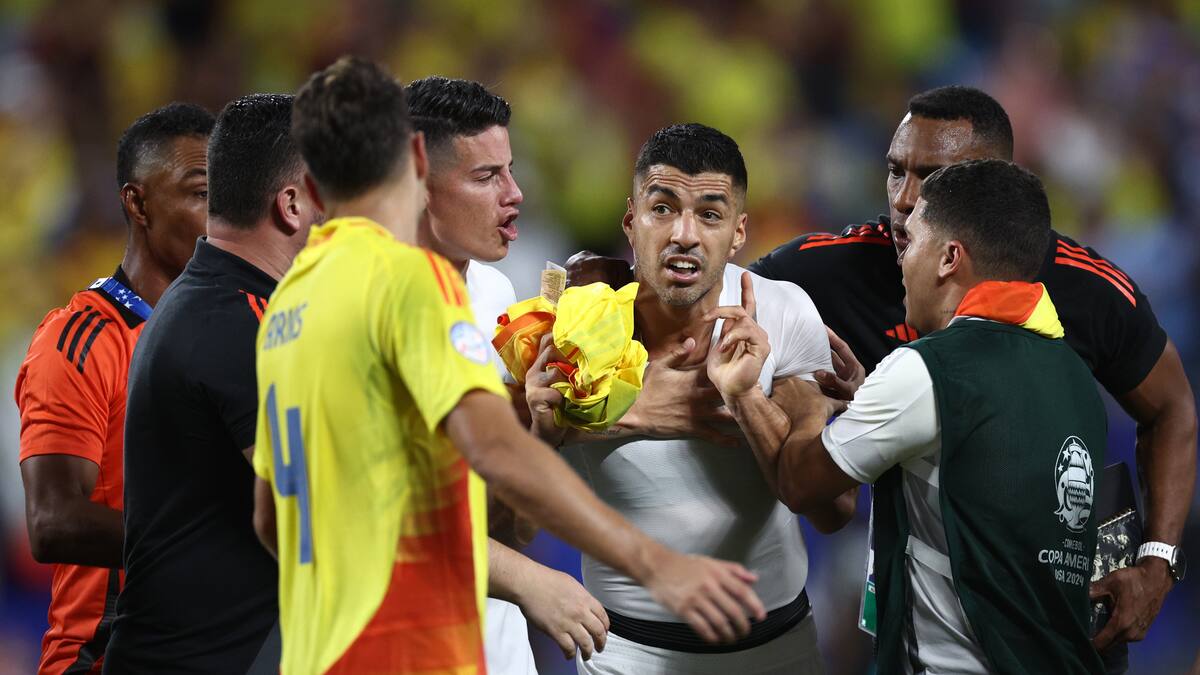 Conmebol impone durísima sanción contra jugadores de Uruguay, tras escándalo ante Colombia