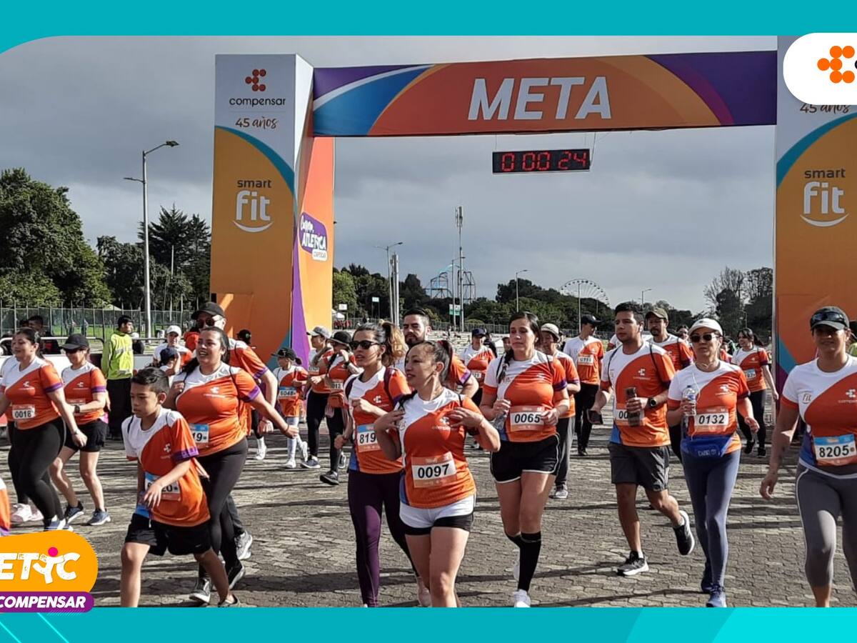 Más de 3.600 personas se reunieron en la Carrera Atlética Compensar