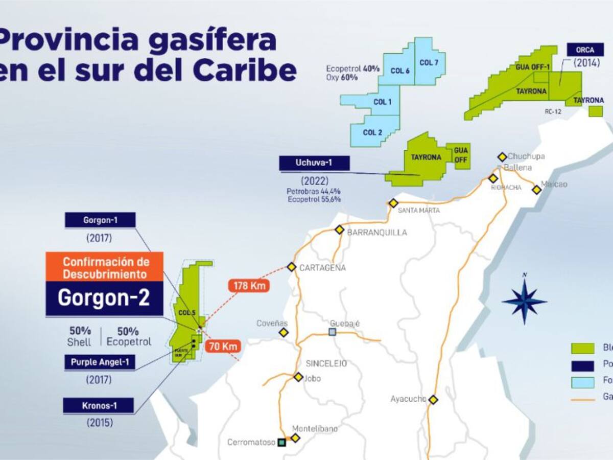 Ecopetrol confirmó provincia gasífera en el caribe colombiano