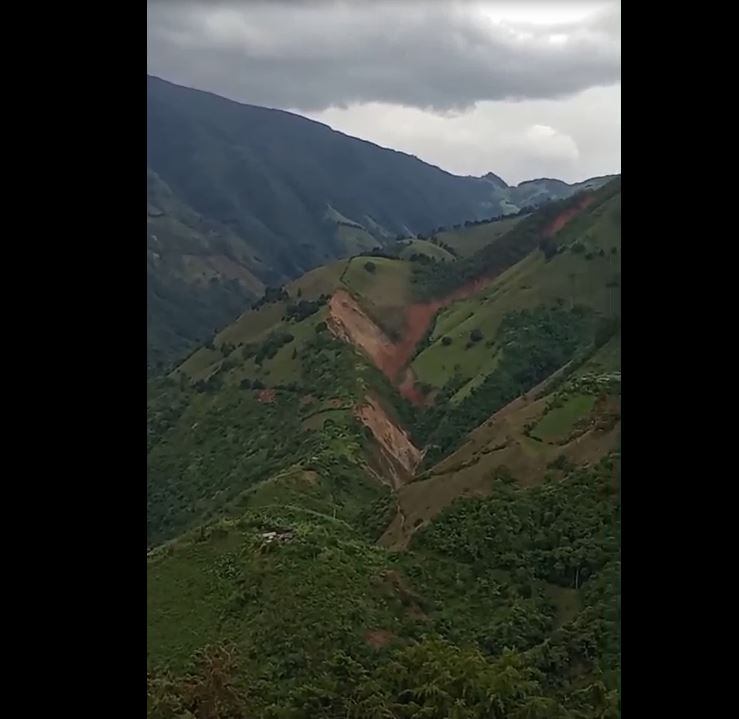 Emergencia en vereda La Esmeralda de Ebéjico- foto video cortesía