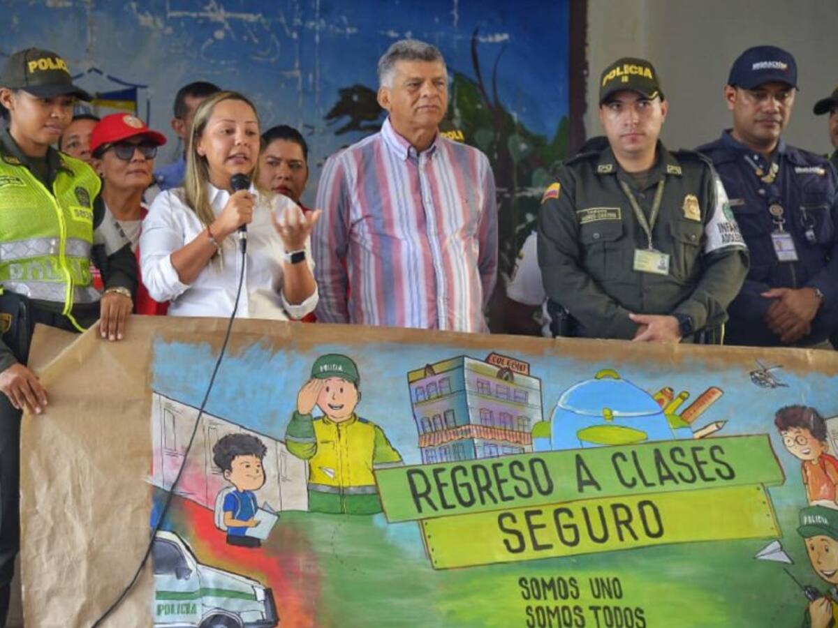 Caravana de Seguridad Estudiantil en colegios de Cartagena