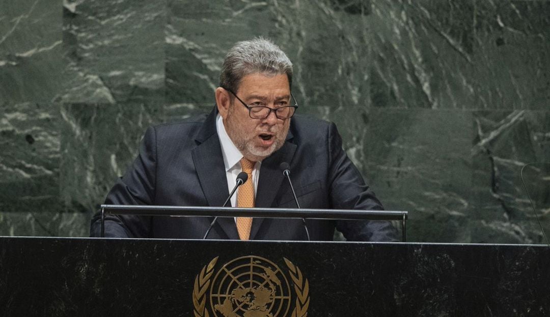 El primer ministro de San Vicente y Granadinas, Ralph Gonsalves.