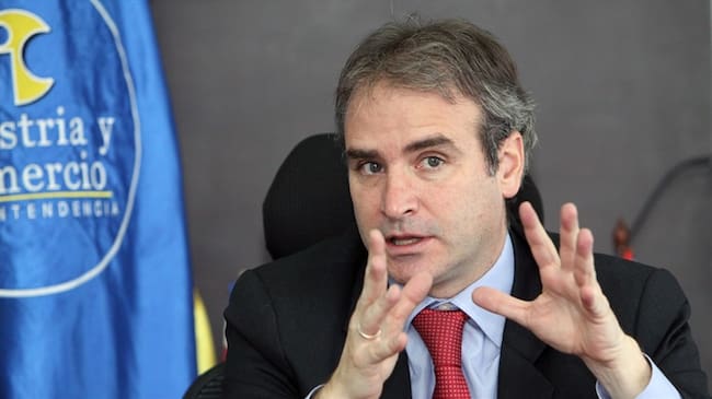 Pablo Felipe Robledo Del Castillo, el Superintendente de Industria y Comercio. Foto: Colprensa