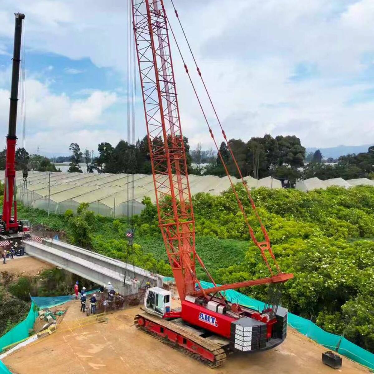 Inició la instalación de las vigas del primer de los cinco puentes del RegioTram de Occidente