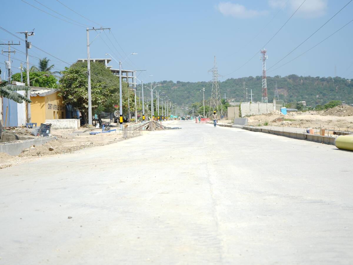 Con un 93% de ejecución, la vía principal de Policarpa está́ a punto de ser terminada