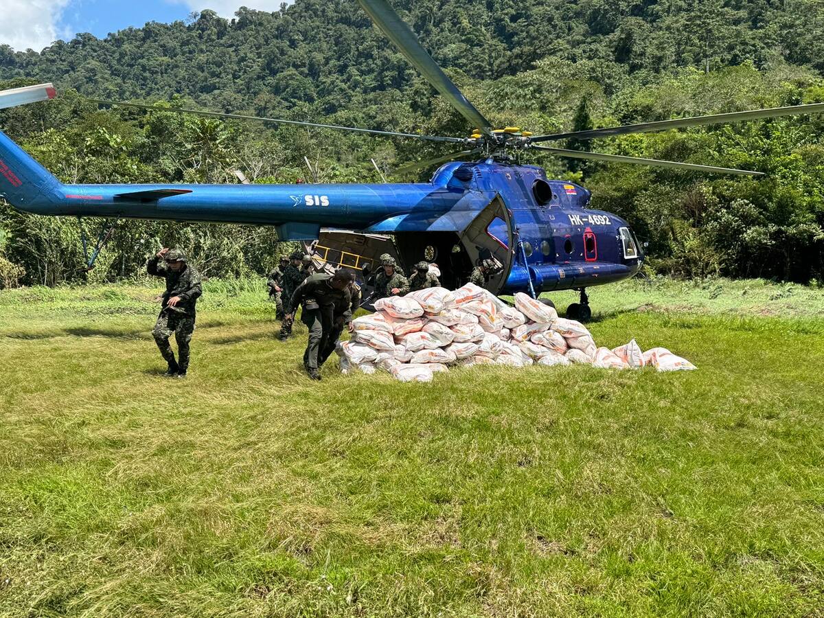Llegan las primeras 2 toneladas de ayuda humanitaria para damnificados en Alto Baudó,Chocó