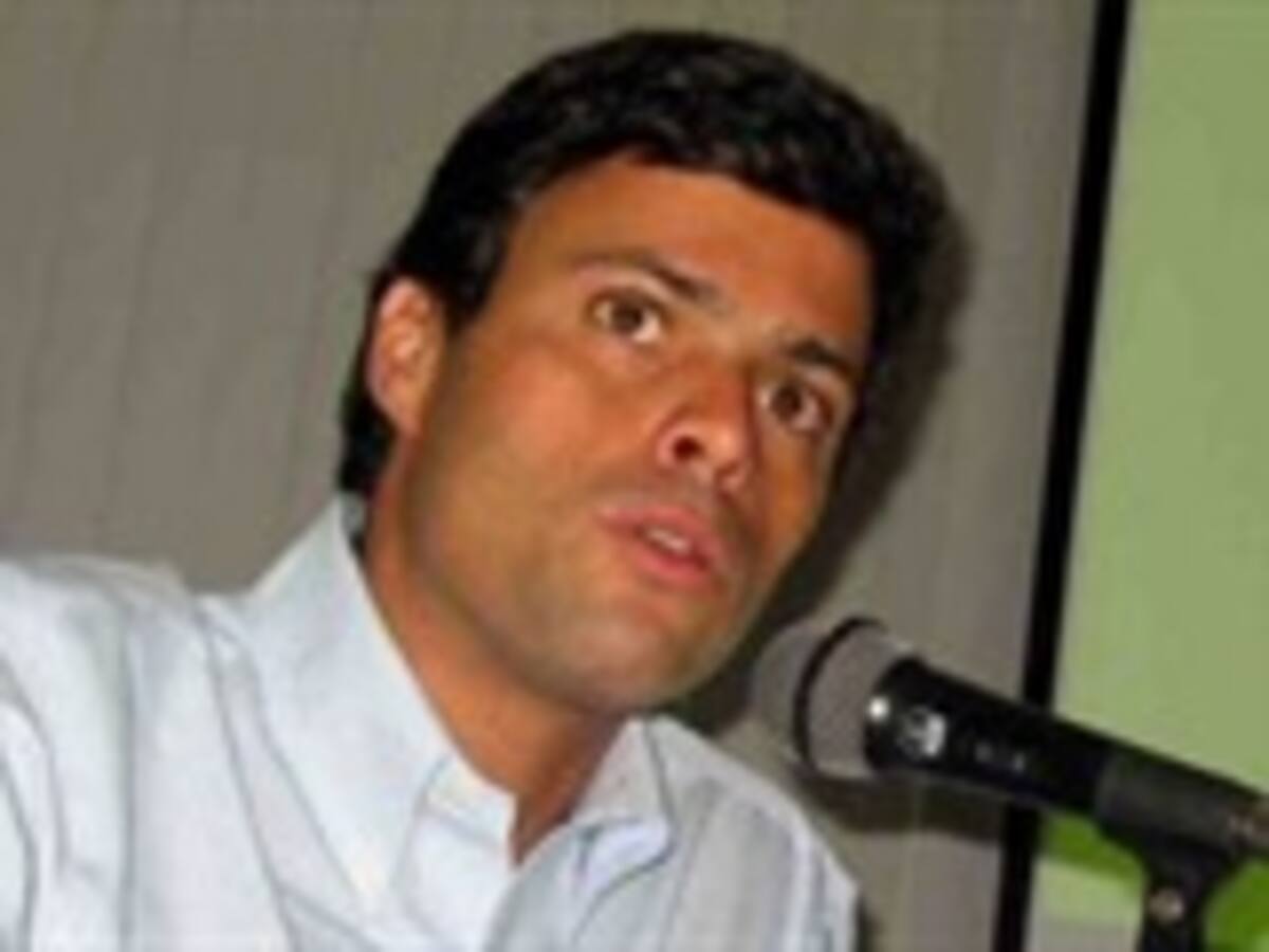 Como no me pudieron ganar con votos, inventaron la inhabilidad: Leopoldo López, posible candidato a la presidencia venezolana