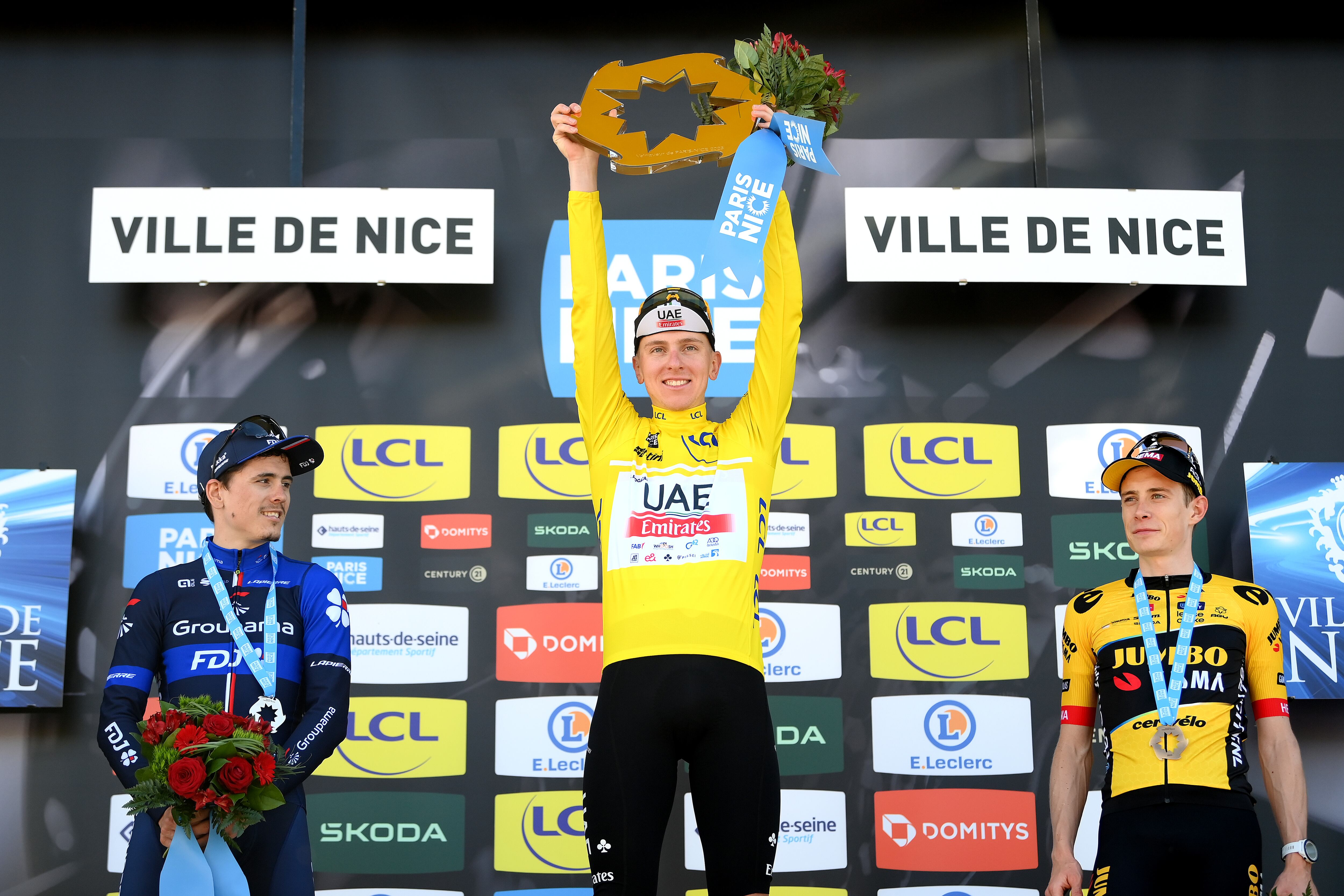 Tadej Pogacar, campeón de la París-Niza. (Photo by Alex Broadway/Getty Images)