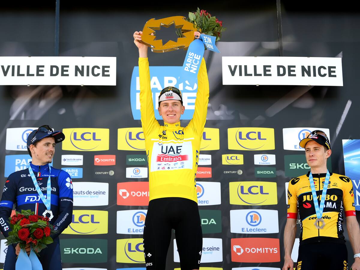 Tadej Pogacar se consagró campeón de la París-Niza: ¿quién fue el mejor colombiano?