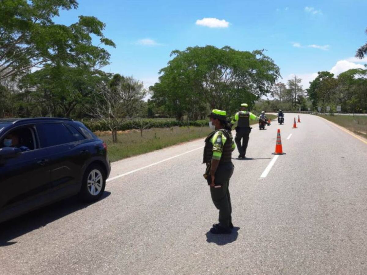 Más de 500 multas aplicadas en carreteras de Bolívar en Semana Santa