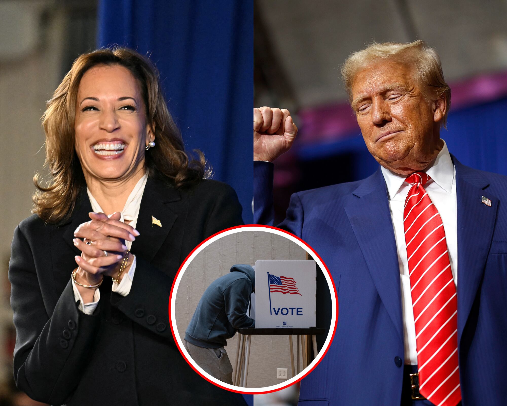 Caracol Radio le explica cómo es el escrutinio, qué hace falta para ganar, cuáles son los estados clave y qué ha ocurrido en elecciones pasadas.
(Foto: Caracol Radio / Donald Trump)