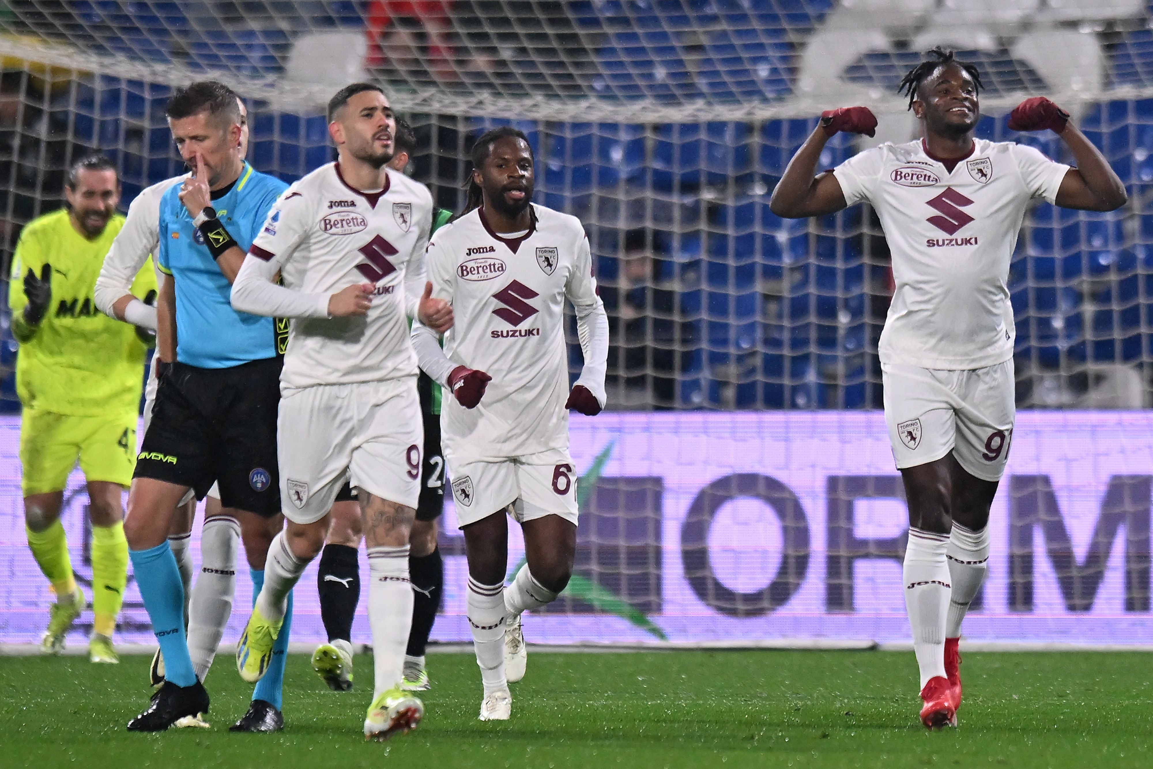 Duván Zapata marcó en el empate del Torino. (Photo by Alessandro Sabattini/Getty Images)