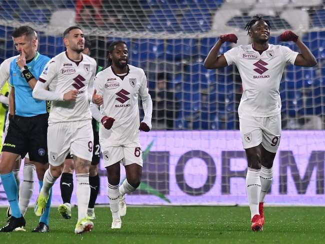 Duván Zapata marcó en el empate del Torino. (Photo by Alessandro Sabattini/Getty Images)