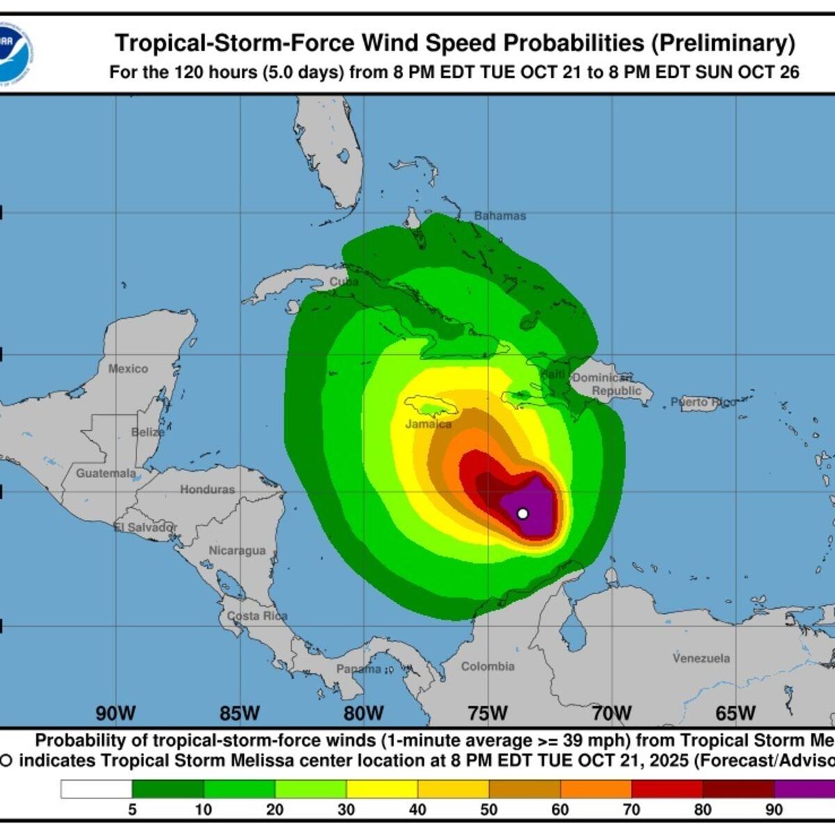 Tormenta tropical Melissa se convertiría en “huracán mayor” este fin de semana