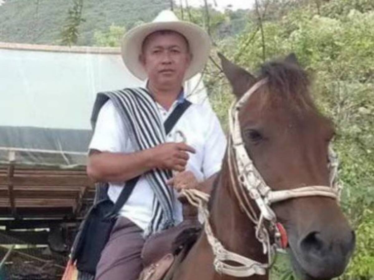 Líder social fue asesinado en el sur del Cauca