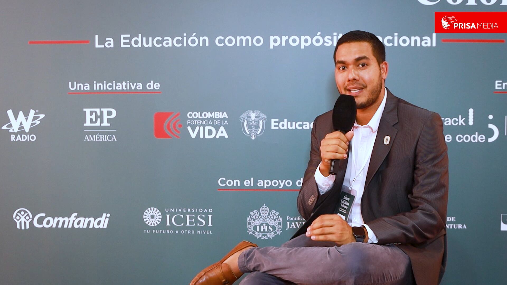 Lucas Bravo, director de Educambio. | Foto: Caracol Radio