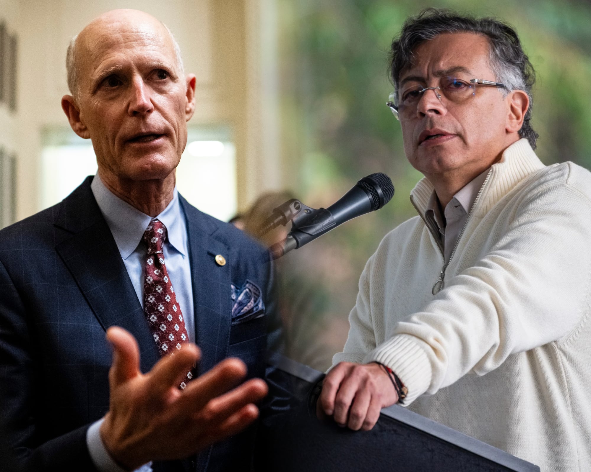 Mientras el senador Rick Scott criticó fuertemente al mandatario colombiano y dijo confiar en la llegada de un nuevo presidente, el senador Rand Paul celebró el encuentro organizado para el 3 de febrero. 
(Foto:   Caracol Radio / Getty)